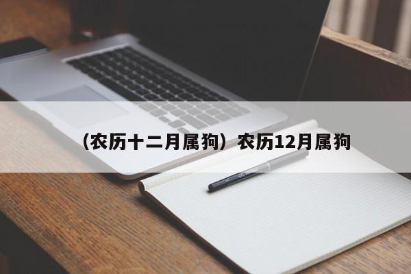 （农历十二月属狗）农历12月属狗