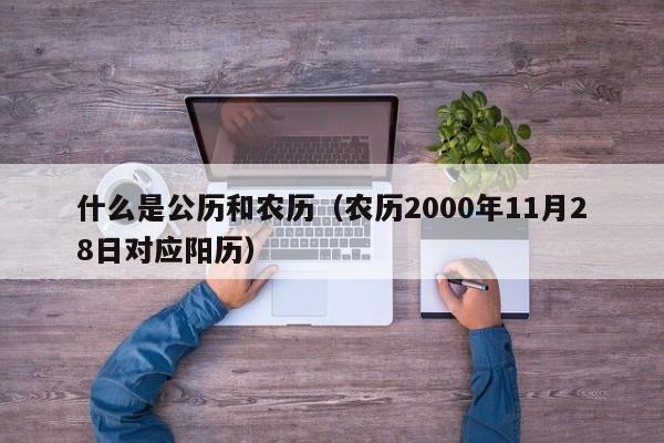 什么是公历和农历（农历2000年11月28日对应阳历）